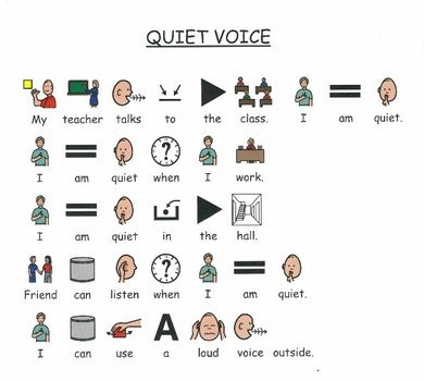 Example Social Story Have Used Teach Using Quiet Voice