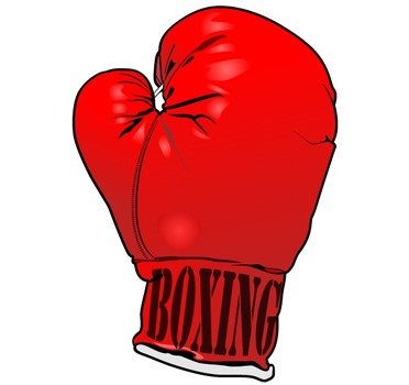 Red Boxing Gloves Vector Image Free 123freevectors