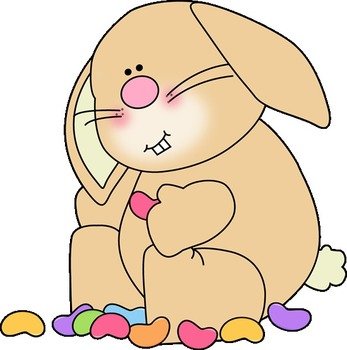 Jelly Beans And Easter Bunny