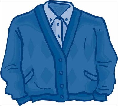 Clip Art Black And White Sweater N7