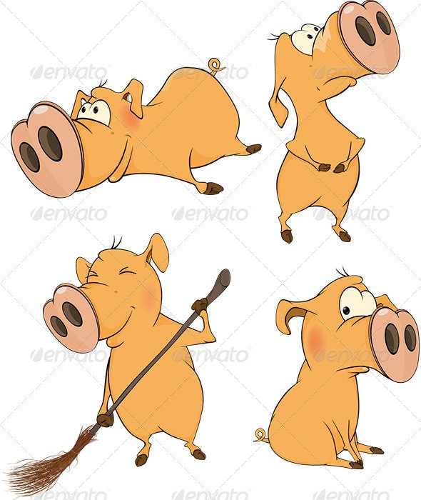 Cartoon Pictures Of The Three Little Pigs &187 Tinkytylerorg Stock