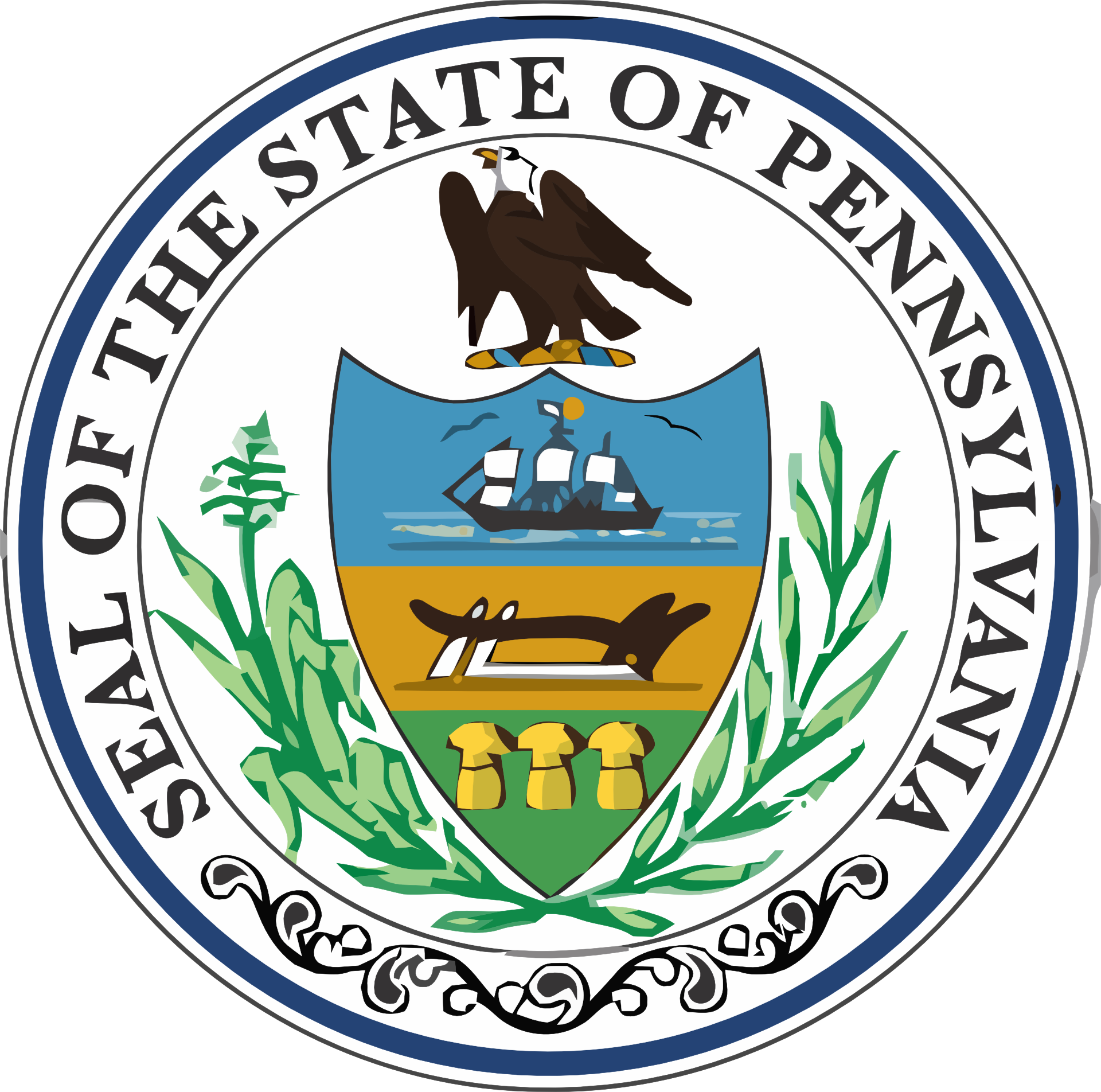 state of pennsylvania clipart