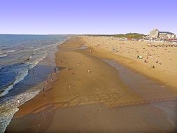 north sea coast water beach