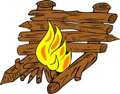 painted campfire