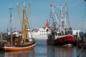 Ships in a port