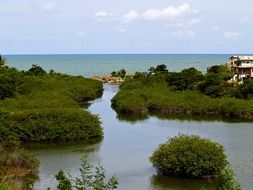 very beautiful atlantic ocean