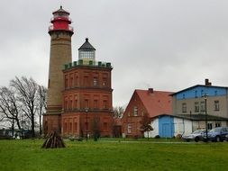 lighthouse on the cape arkona on the Baltic Sea