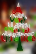 a very merry christmas card