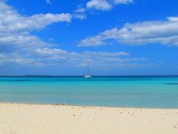 colorful coast of sunny sardinia