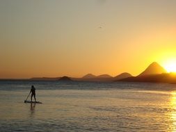 brazil beach sunset