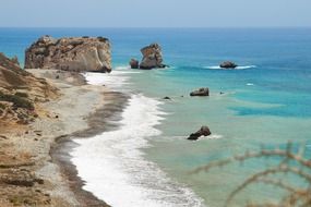 panorama of the coast of Cyprus