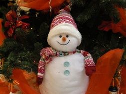 toy snowman under the tree