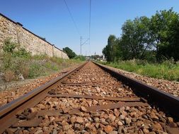 beautiful railway track