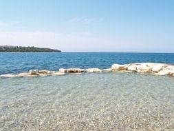 beach on the azure coast