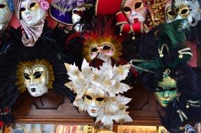 variety of masks in venice