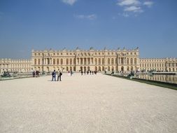 versailles palace historic castle view