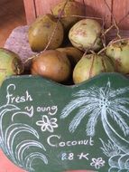 market fresh young coconut 2.8k