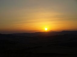 irresistible sunset in sicily