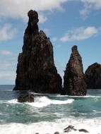 Cliffs in the Atlantic Ocean