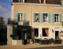 picturesque old hotel, france