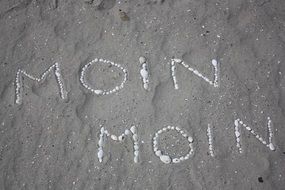 moin moin text sand