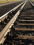 train track wooden sleepers