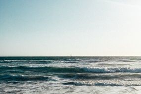 sailboat on the horizon