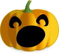 scared jack o lantern drawing