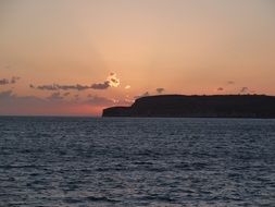 sunset in Malta