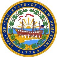 new hampshire seal flag drawing