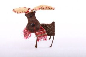 deer made of felt for Christmas