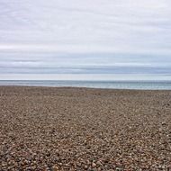 Peaceful Pebble beach