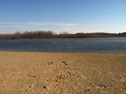 lake sand beach