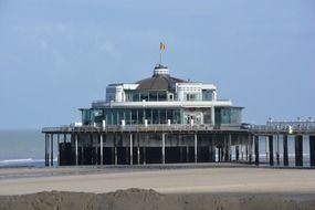 amazing house on pier sea view, blankenberge