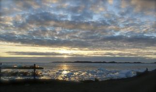 Sunset in Greenland