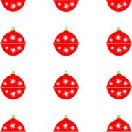christmas winter ornament drawing