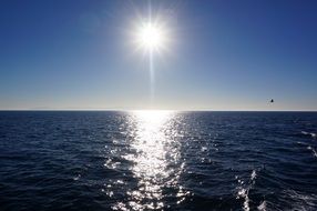 sun ocean sea landscape