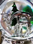 Glass Christmas ornament