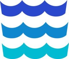 drawn three waves