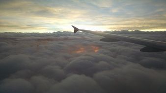 airplane sky travel plane cloud