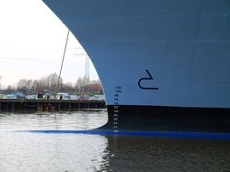 ship s bow on a water