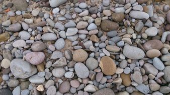 pebbles on a beach on the north coast