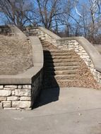 staircase in the park