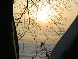 irresistible winter sunset