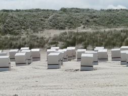 wind protection on the beach