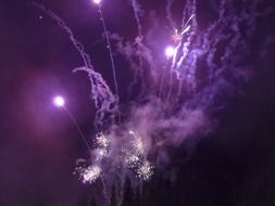 rockets of fireworks