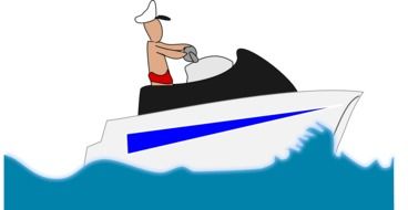 man riding on a boat in ocean