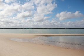 sandy salt beach