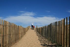 road to the sea in spain