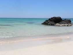 very beautiful crete sea